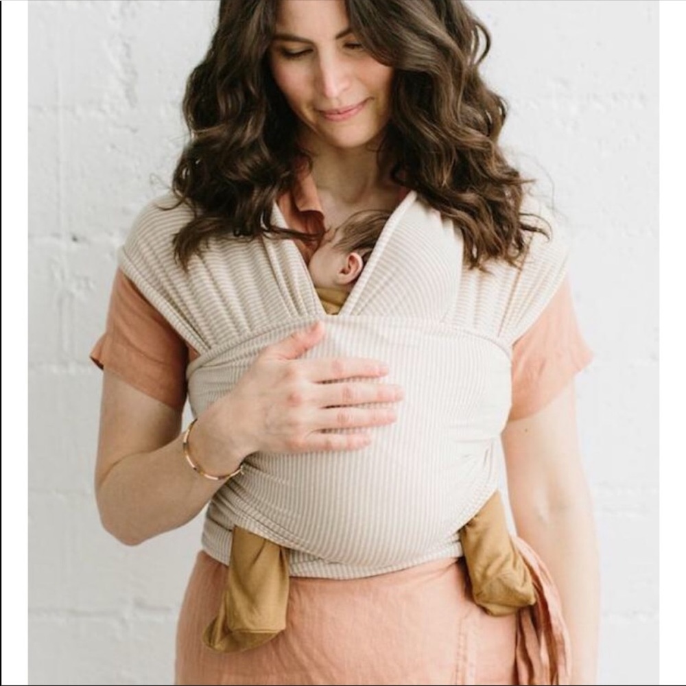 Solly Baby Wrap in Neutral Stripe